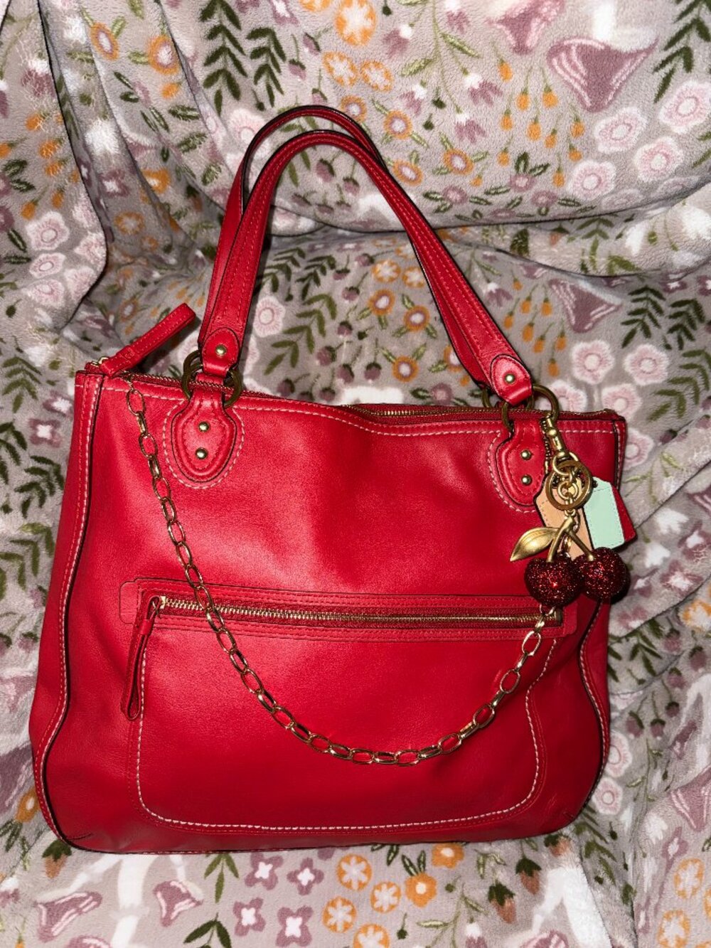Coach poppy Hallie tote